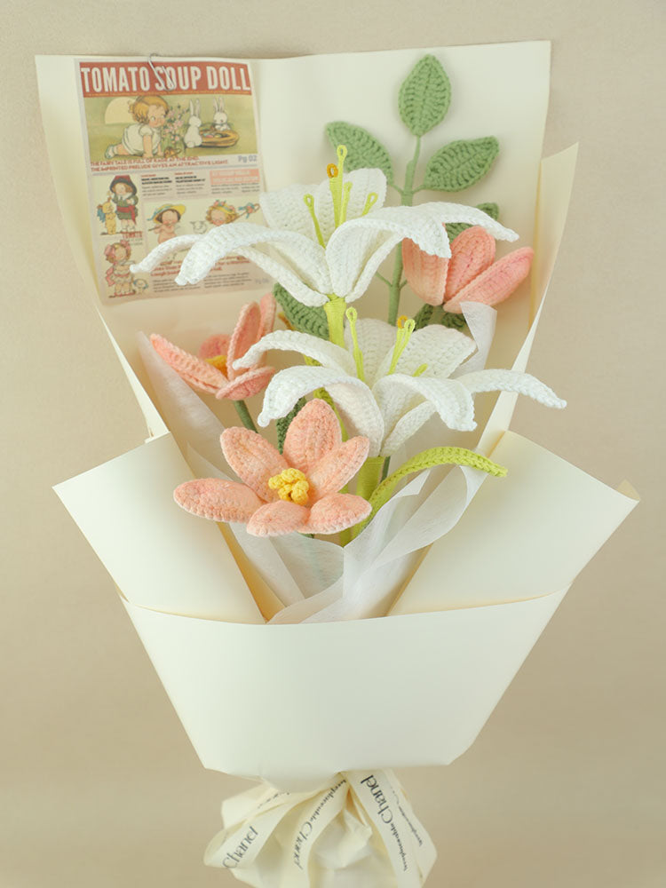 Dreams in Softness Crochet Flower Bouquet