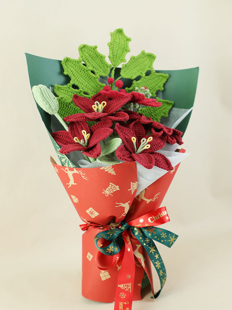 Blessings of Time Crochet Flower Bouquet