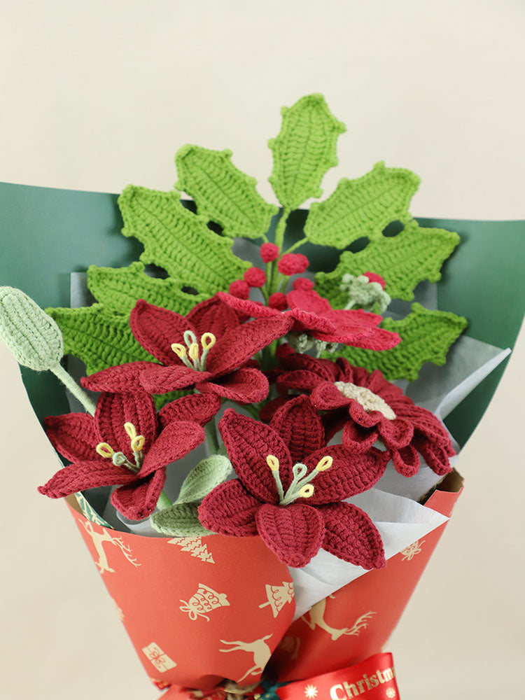 Blessings of Time Crochet Flower Bouquet