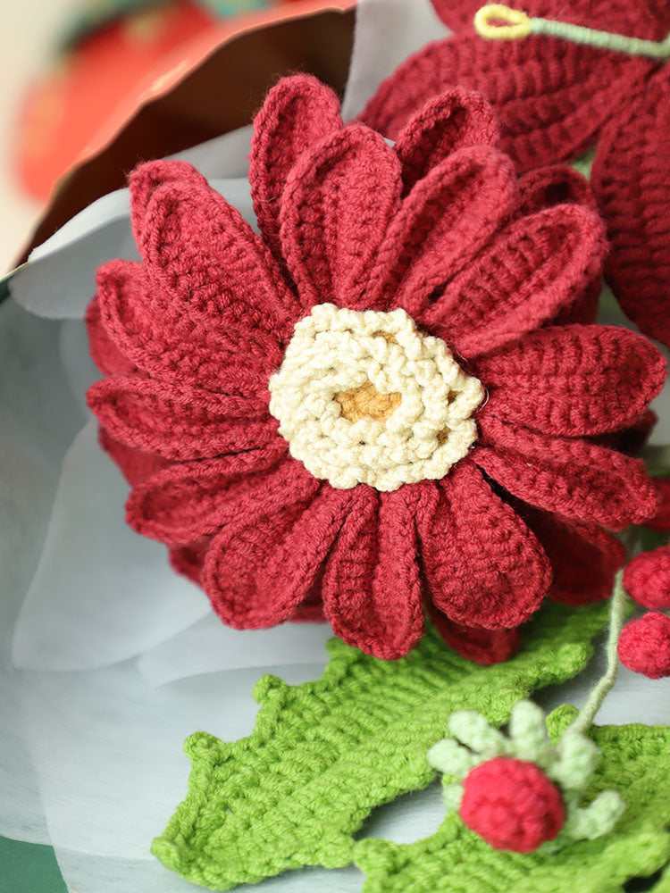 Blessings of Time Crochet Flower Bouquet