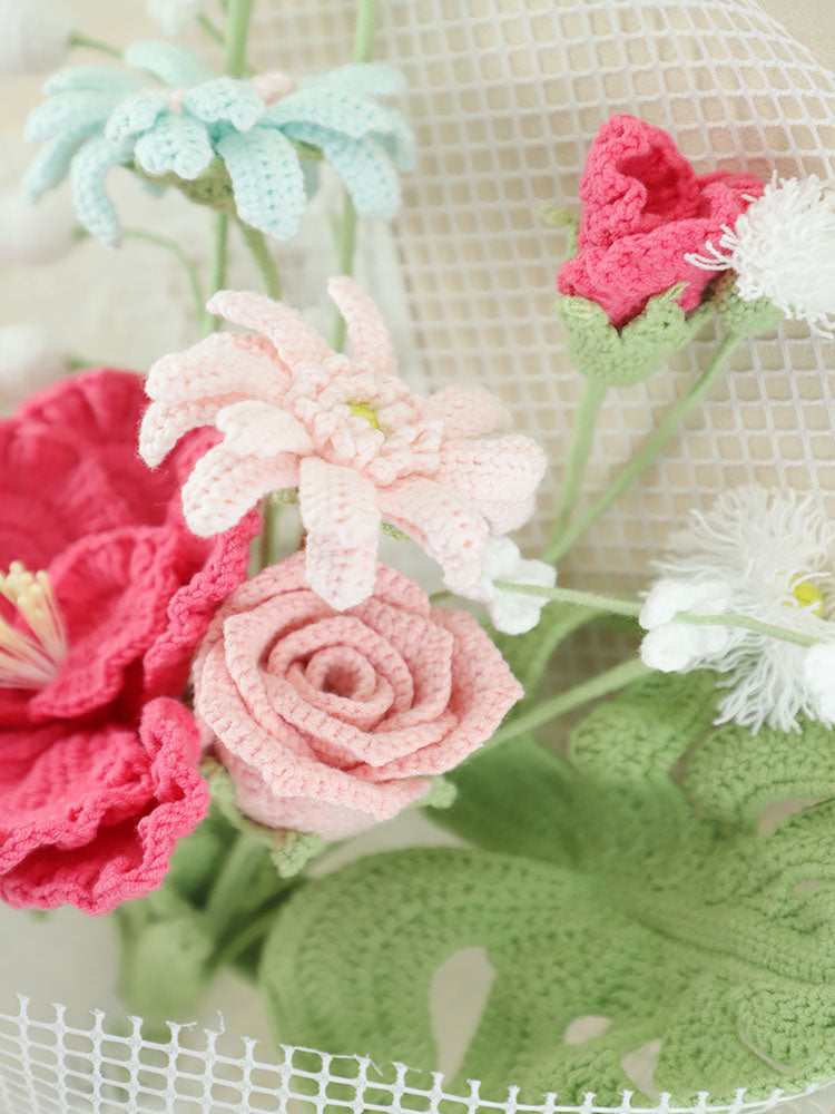 Enchanting Dream Crochet Flowers Bouquet