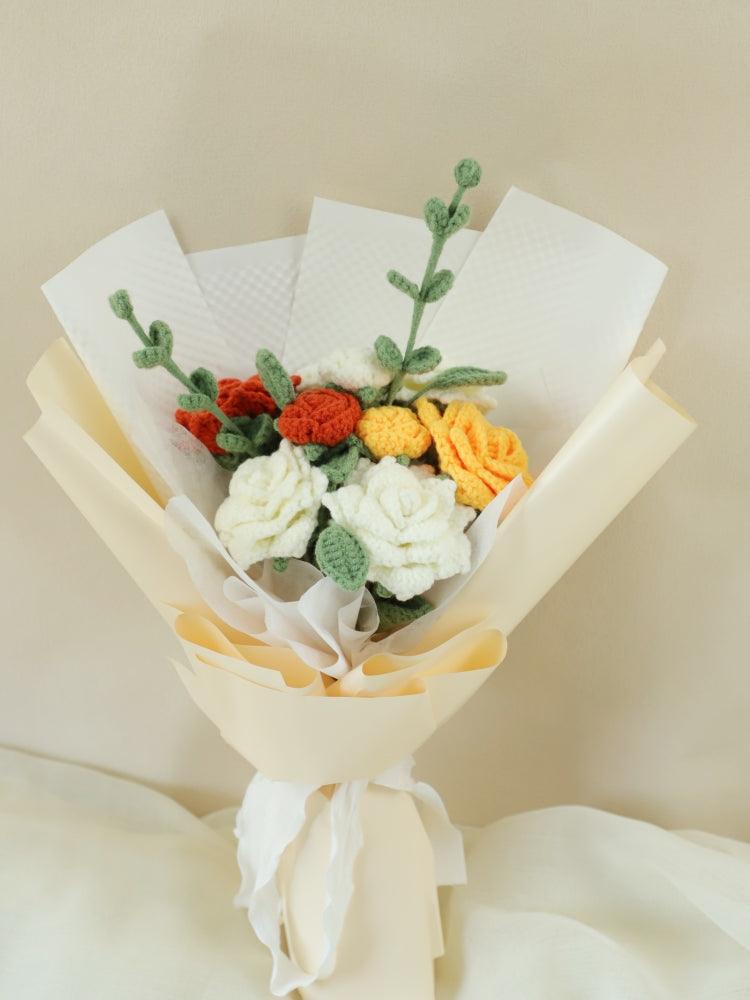 Bouquet of Love and Blessings Crochet Flowers - Anniversary - SecretKnit