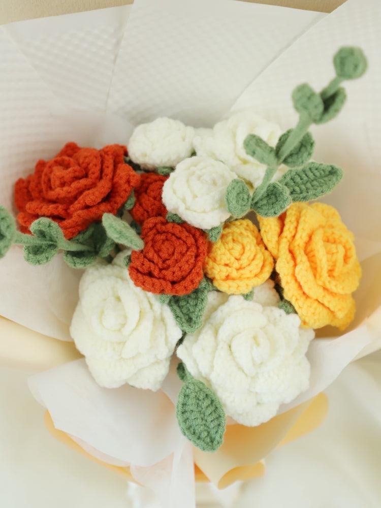 Bouquet of Love and Blessings Crochet Flowers - Anniversary - SecretKnit