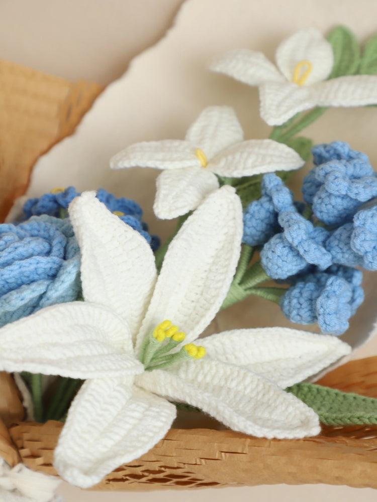 Coastal Blossom Bouquet Crochet Flowers - Birthday - SecretKnit