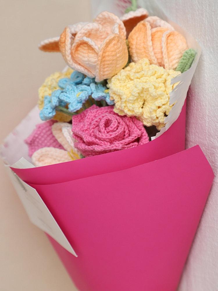 Floral Love Song Knitted Flowers - Birthday - SecretKnit