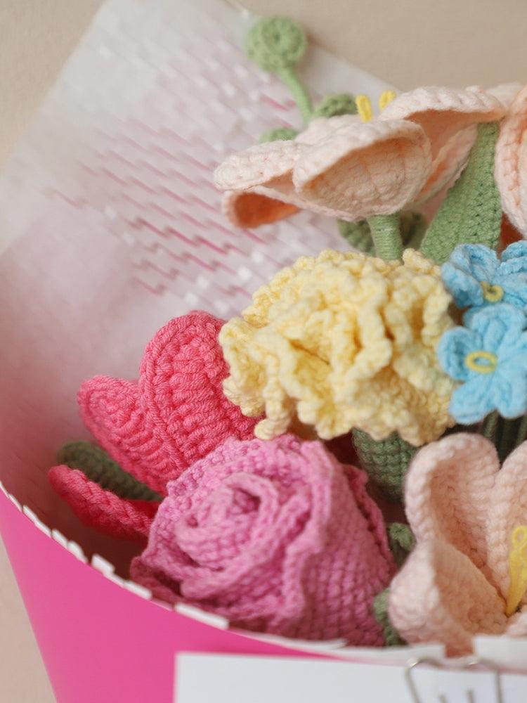 Floral Love Song Knitted Flowers - Birthday - SecretKnit