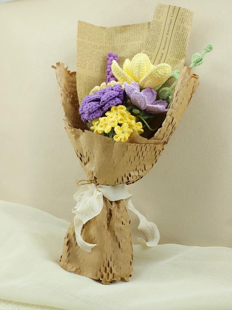 Lavender Whispers Bouquet Crochet Flowers - For Her - SecretKnit