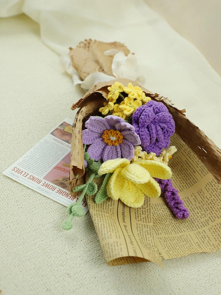 Lavender Whispers Bouquet Crochet Flowers - For Her - SecretKnit