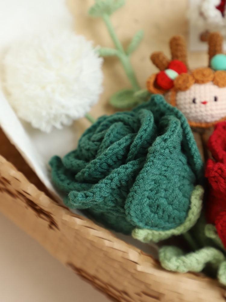 Merry Christmas Crochet Flowers - For Her - SecretKnit