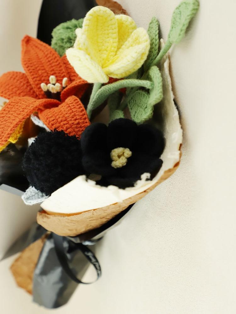 Pumpkin Patch Delight Flower Bouquet - - SecretKnit