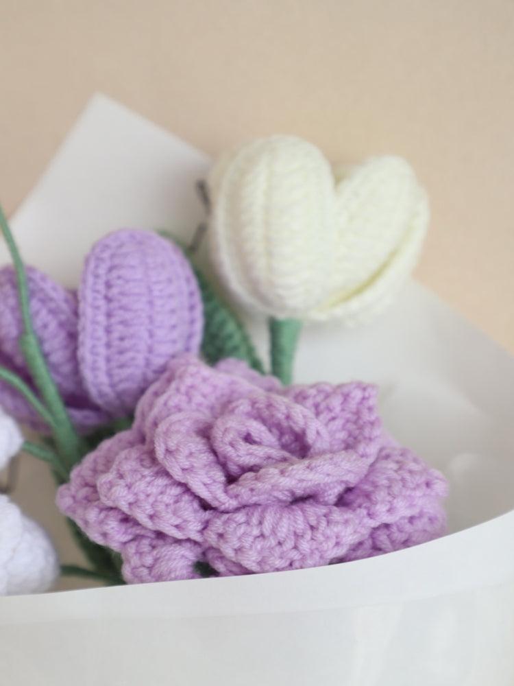 Pure Love Bouquet Knitted Flowers - Birthday - SecretKnit