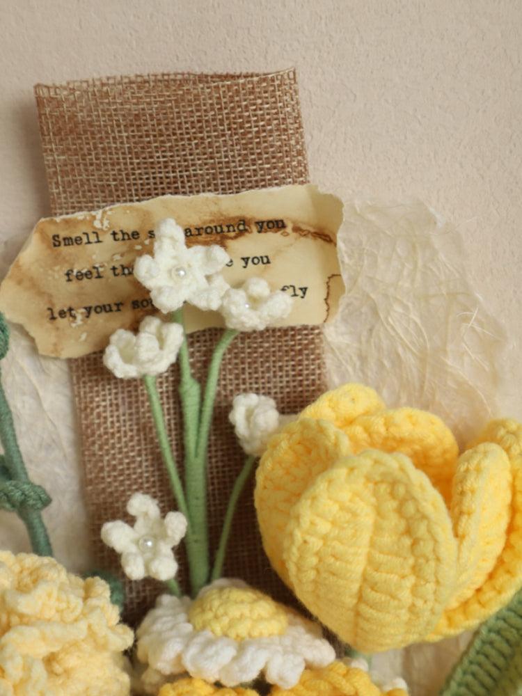 Sunflower Dreams Bouquet Knitted Flowers - Gradution - SecretKnit