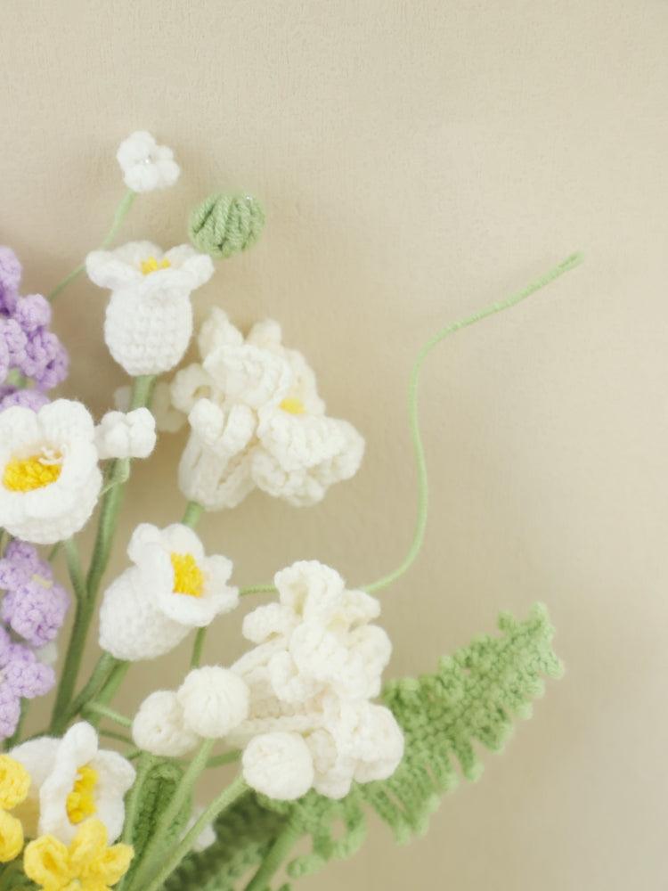 Time Traveler Bouquet Knitted Flowers - Birthday - SecretKnit