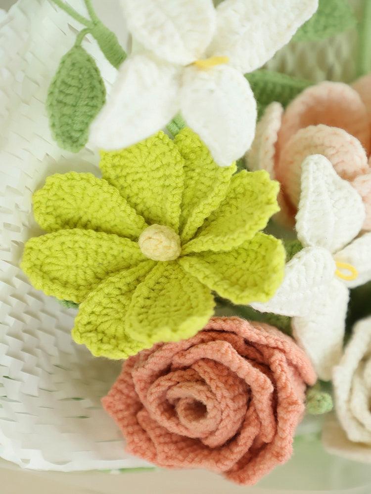 Vibrant Spring Awakening Bouquet Crochet Flowers - Anniversary - SecretKnit