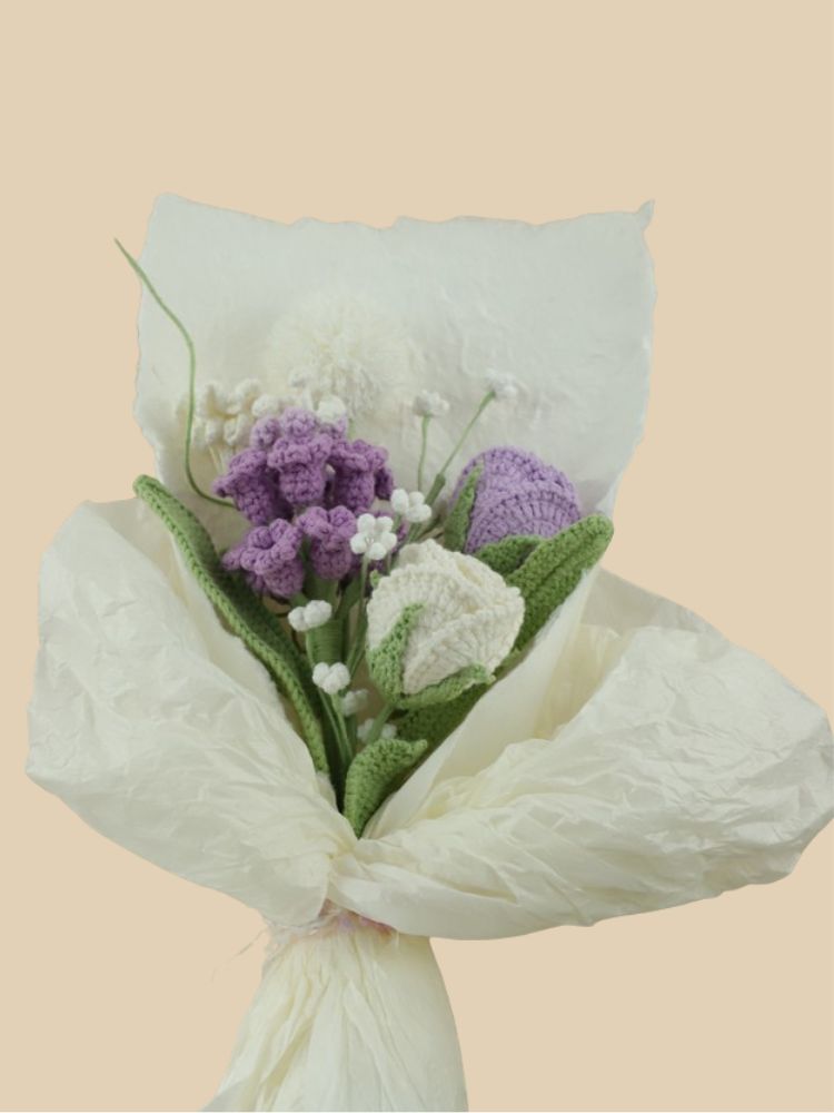 Hyacinth Dreamscape Crochet Flower Bouquet