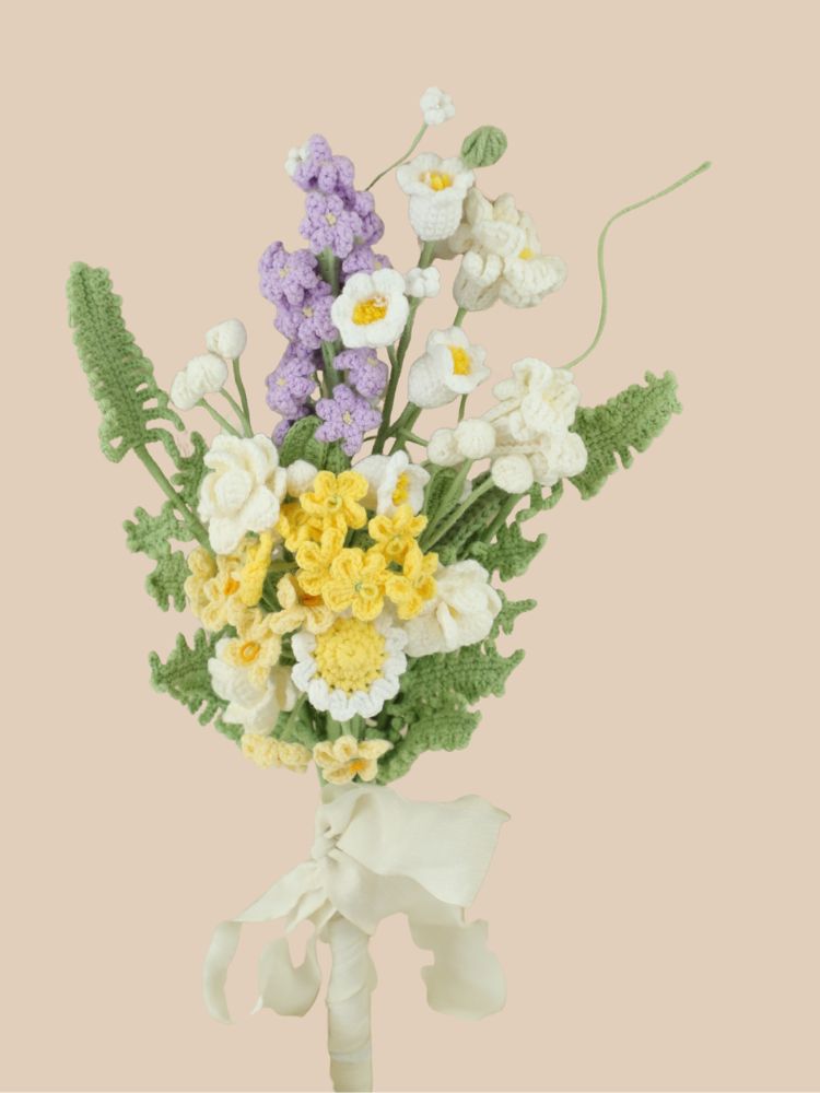 Time Traveler Crochet Flower Bouquet