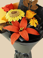Halloween Marmalade Skies Crochet Flower Bouquet