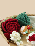 Merry Christmas Crochet Flowers