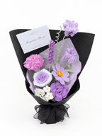 Purple Lavender Twilight Gifts Crochet Flower Bouquet