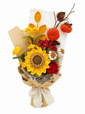Golden Harvest Graduation Season Gifts Crochet Flower Bouquet
