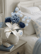 Azure Dream Gifts Blue Crochet Flower Bouquet