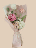 Pink Tenderness Crochet Flowers