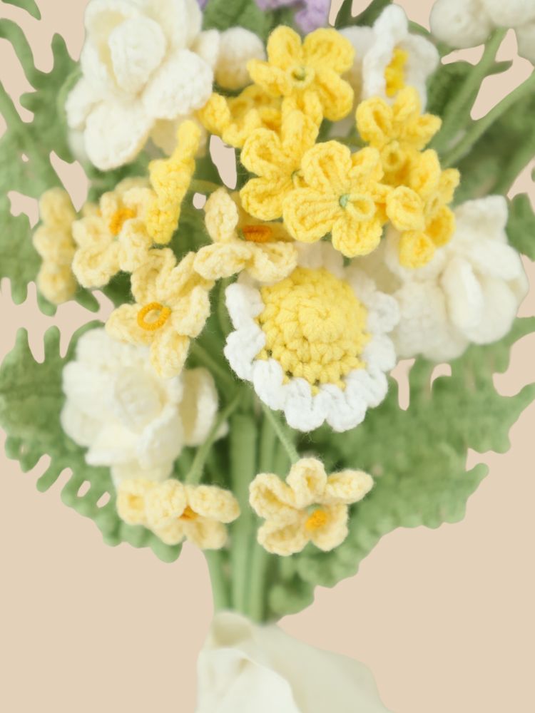 Time Traveler Crochet Flower Bouquet