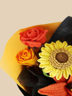 Halloween Marmalade Skies Crochet Flower Bouquet