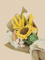 Field Sunrise Bouquet Crochet Flowers