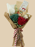 Merry Christmas Crochet Flowers