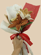 Lys d'automne Carol Bouquet Fleurs au crochet