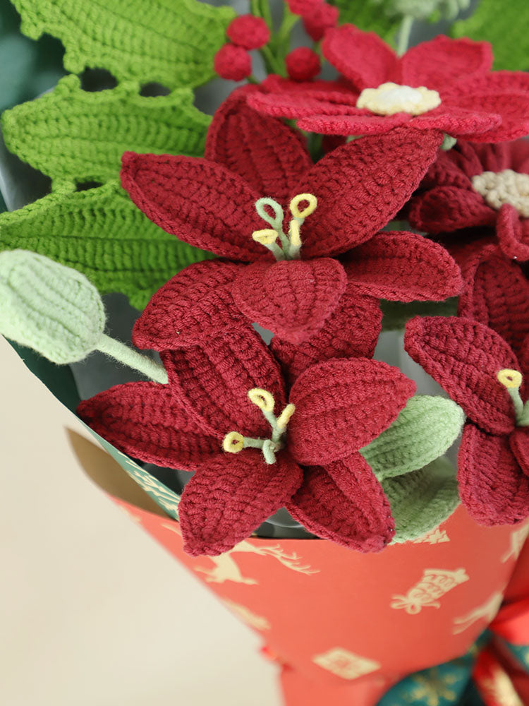 Blessings of Time Crochet Flower Bouquet