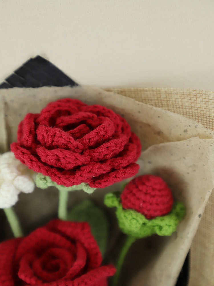 Vows of Love Crochet Flower Bouquet