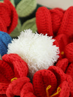Red Forest Christmas Crochet Bouquet