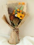 Autumn Color Extravaganza Bouquet Knitted Flowers - For Him - SecretKnit