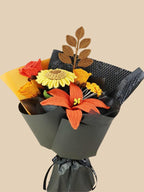 Halloween Marmalade Skies Crochet Flower Bouquet