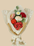 Passionate Rouge Ensemble Crochet Flowers