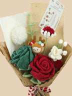 Merry Christmas Crochet Flowers