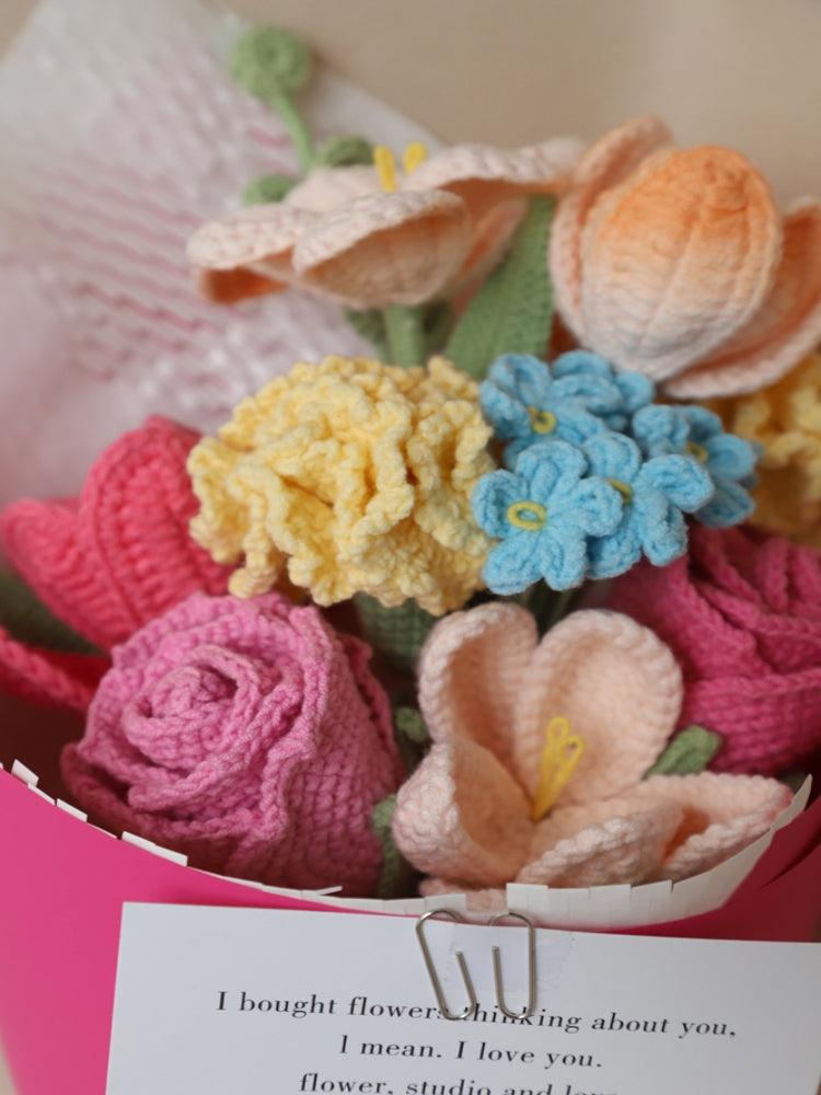 Floral Love Song Knitted Flowers - Birthday - SecretKnit
