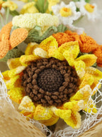 Harvest of Gold Flower Bouquet - - SecretKnit