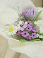 Hyacinth Dreamscape Bouquet Knitted Flowers - Birthday - SecretKnit