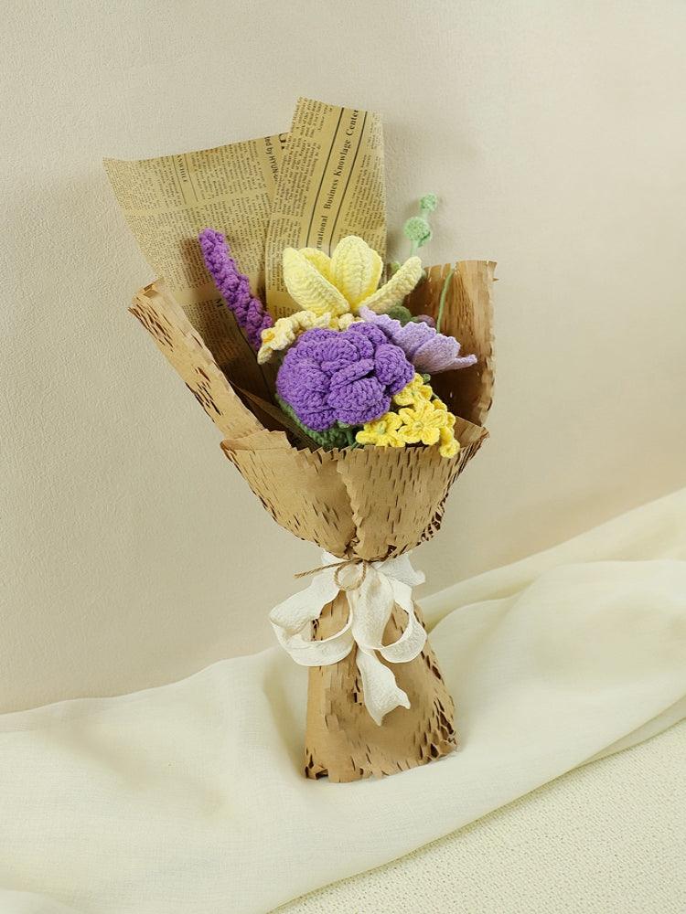 Lavender Whispers Bouquet Crochet Flowers - For Her - SecretKnit