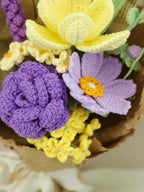 Lavender Whispers Bouquet Crochet Flowers - For Her - SecretKnit