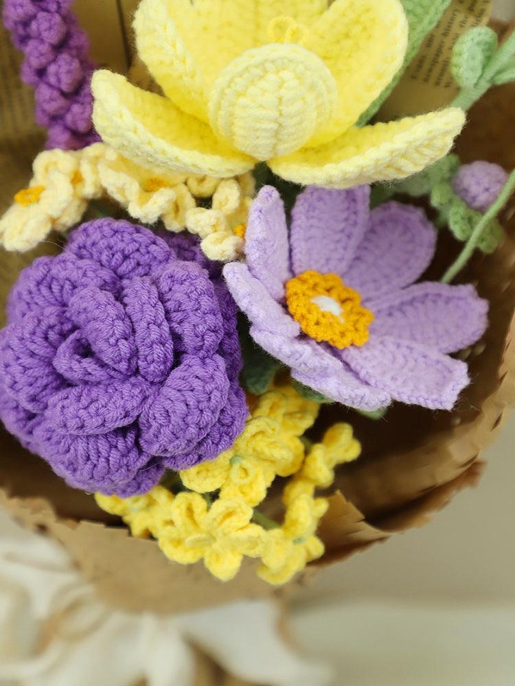 Lavender Whispers Bouquet Crochet Flowers - For Her - SecretKnit