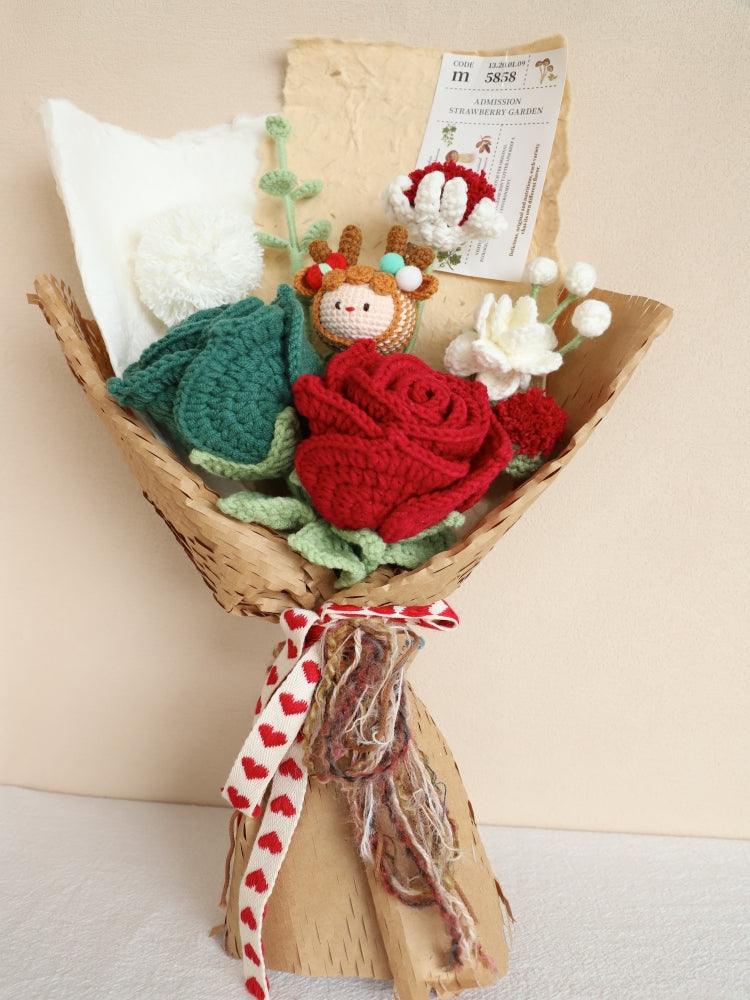 Merry Christmas Crochet Flowers - For Her - SecretKnit