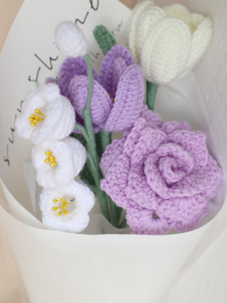Pure Love Bouquet Knitted Flowers - Birthday - SecretKnit