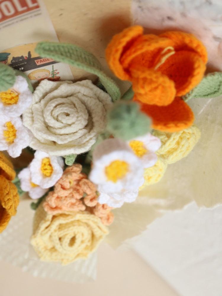 Sunshine Blossoms Bouquet Crochet Flowers - Gradution - SecretKnit