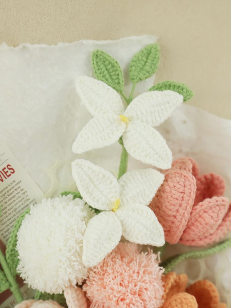 Sweet & Pretty Bouquet Knitted Flowers - Birthday - SecretKnit