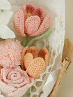 Sweet & Pretty Bouquet Knitted Flowers - Birthday - SecretKnit