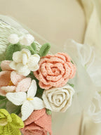 Vibrant Spring Awakening Bouquet Crochet Flowers - Anniversary - SecretKnit